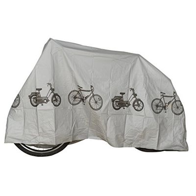 Fischer 86402 fietsgarage universele fietsgarage, (B) 2.000 x (H) 1.100 mm, grijs, 200 x 110 cm