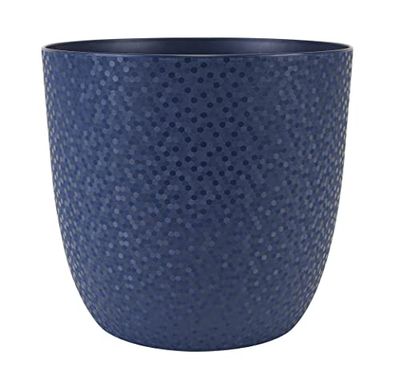 EDA - Ogenomskinlig kruka Ø 22 cm - djupblå