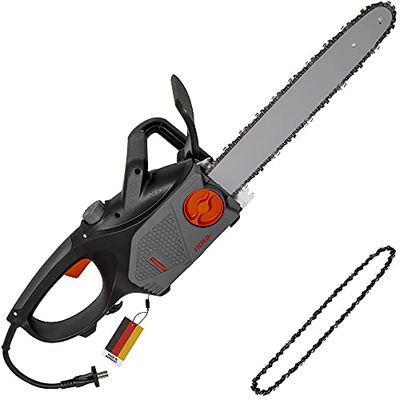 IKRA motosega elettrica KSE 2400-40, lunghezza di taglio 40cm, 2400 watt, incl. 2a catena, Made in Germany