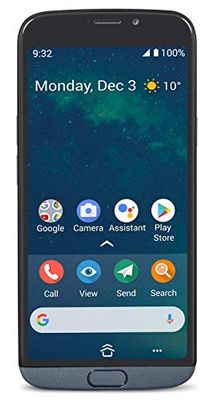 Doro 8050 Smartphone 4G Simplificado Ideal para Mayores con Display de 5.4", Cámara de 13 MP, Whatsapp y Botón de Asistencia con GPS (Gris) [Versión Española]
