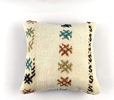 Kelim Cuscino 40x40 cm fatto a mano turco prodotto federe kilim dekorativo orientale etnici cuscino 4485
