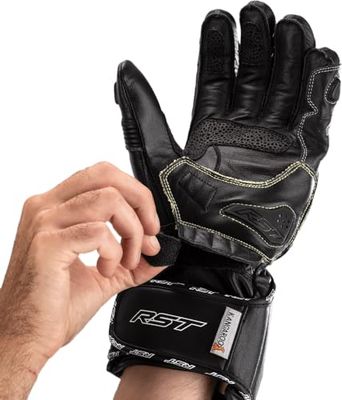 RST Tractech Evo 4 CE Aramid motorcykelhandskar (svart, M)