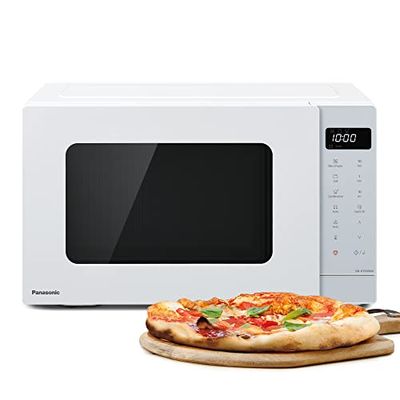 Panasonic NN-K35NWMEPG, Four à Micro-Ondes Gril , 24 Litres, Puissance de 900W, 8 Programmes Automatiques, Cuisson combinée, Blanc