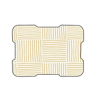 Bonamaison, Digitaal bedrukte muismat, antislip onderkant, voor kantoor en thuis, afmetingen: 22x18 cm