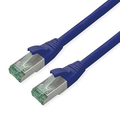 ROLINE RM Patchkabel Kat.6A S/FTP (PiMF), blå, 2 m