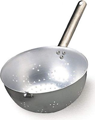 Pentole Agnelli professionell aluminium 3 mm. Sfärisk durkslag, diameter 20 cm.