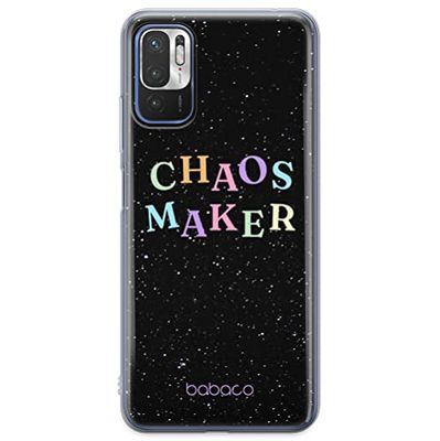 ERT GROUP etui na telefon Xiaomi REDMI NOTE 10 5G / POCO M3 PRO, case oryginalny i oficjalnie licencjonowany przez Babaco, wzór Chaos maker 002, optymalnie dopasowane, plecki z TPU