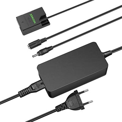 NEEWER EP-5A Adaptador de Fuente de Alimentación AC y Kit de Cargador de Batería Simulada de Acoplador DC Reemplazo de Batería EN-EL14 Compatible con Cámara Nikon D5600 D3300 D3500 D5100 D5500 etc.