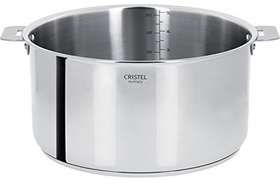 Cristel - C14QMP- Casserole inox 14cm sans poignée amovible- Collection Casteline