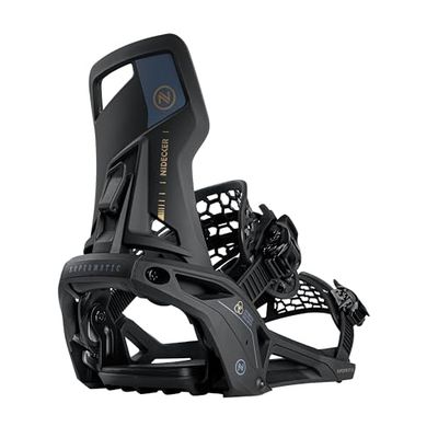 Nidecker Supermatico, attacchi Snowboard Unisex, Nero, XL (11-15)
