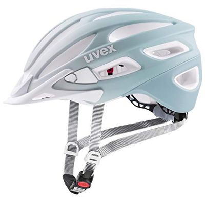 uvex true cc - lichte allround helm voor dames - individueel verstelbare pasvorm - uitbreidbaar met LED-verlichting - papyros - peakock matt - 52-55 cm