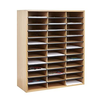 Liberty House Toys 36 Section Literature Organiser, Office Storage, Classroom Organiser, AB488