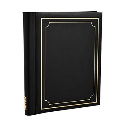 Arpan Fotoalbum, zelfklevend, voor 27,9 x 19,1 cm, 40 vellen, 80 pagina's, zwart
