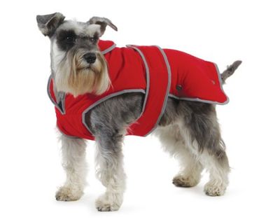Ancol Muddy Paws Stormguard e Fodera in Pile Red Coat Extra Large