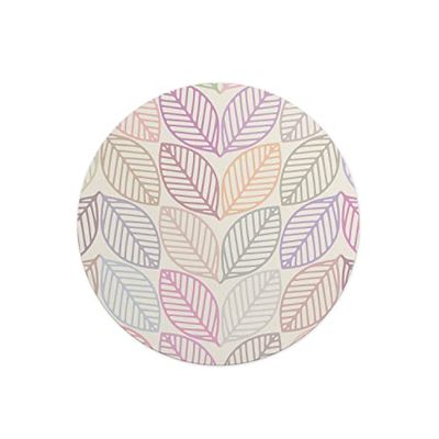 Questo Casa, Ronde digitaal bedrukte muismat, antislip onderkant, voor kantoor en thuis, diameter: 22 cm