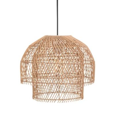 Atmosphera - Hanglamp "Kery" - metaal en rotan - D38 cm