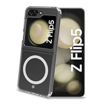 Celly Custodia per Cellulare Samsung Z Flip 5 GELSKINMAG1058 Trasparente