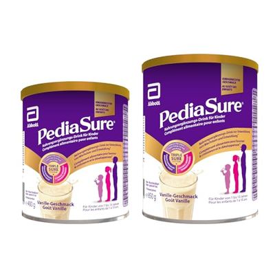 PediaSure Shake Vanille - Complément alimentaire pour enfants - Shake contenant multivitamines et minéraux, des protéines et des oméga 3 et 6 - À partir de 1 an - 1 x 1.25 kg