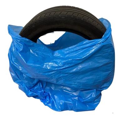 BAKOKI Set of 4 Tyre Bags, Protective Covers, Wheel Covers Blue - Tyre Protection Cover Tear-Resistant and Stable Tyre Storage - Tyre Bags up to 20 Inches - Tyre Bag, Tyre Bags Setm - Tyre Cover