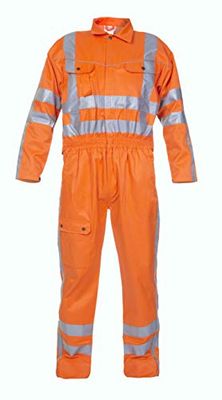 Hydrowear 048462 Antwerpen - Mono de verano, Beaver, 50% poliéster/50% algodón, talla 52, naranja
