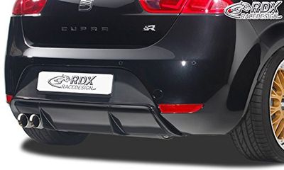 RDX Racedesign Faldón trasero 'Diffusor' compatible con Seat Leon 1P FR/Cupra (Escape izquierdo) (PUR)
