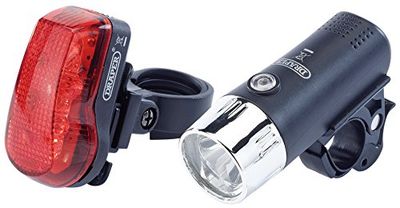Draper 24815 zestaw świateł rowerowych LED z przodu i z tyłu, wielokolorowy