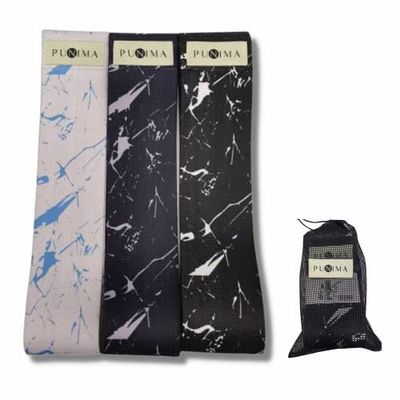 PUNIMA Set di fasce di resistenza per Hip Resistance, fasce per fitness, cintura yoga in 3 diversi spessori, fascia di resistenza per yoga