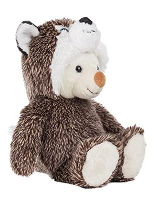 Schaffer knuddel mich! 5720 Pluszowy miś bluza z kapturem Husky szaro-beżowy