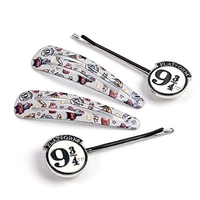 The Carat Shop - Fermaglio per capelli ufficiale Harry Potter con piattaforma 9 3/4