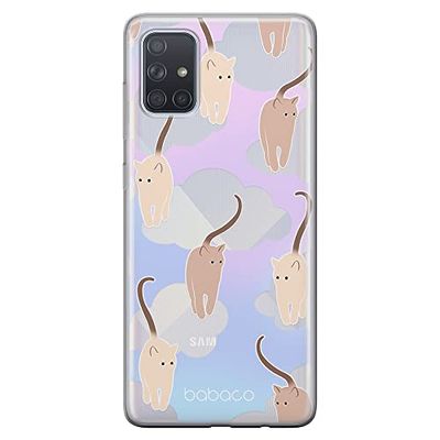 ERT GROUP mobiltelefonfodral för Samsung A71 5G originalt och officiellt licensierat Babaco mönster Cats 015 optimalt anpassad till formen på mobiltelefonen, gedeeltelijk transparant