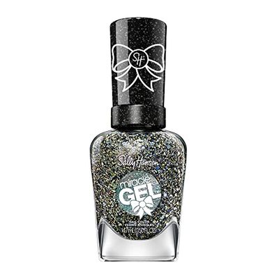 Sally Hansen Miracle Gel Nail Polish At-home gel manicure, 906, Glitter to Santa - 14.7m, Gold 906 Glitter to Santa