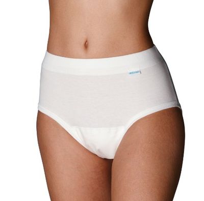 Medi jogo Slip incontinência com eingearbeiteter. Almofadas absorventes laváveis (. Aprox. 250 ml.