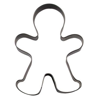 Städter 041318 Ausstechform Lebkuchenmann aus Edelstahl 10 cm