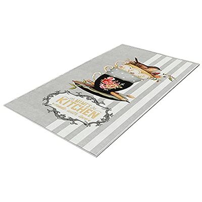 Tapis en polyester estampillé de 80 cm
