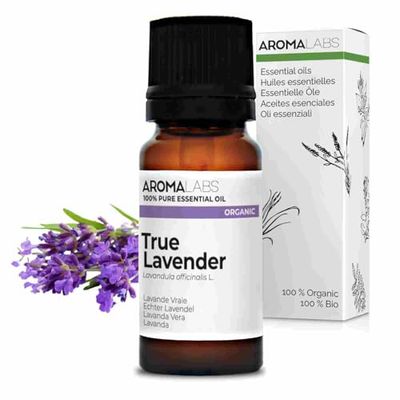 LAVANDA VERA BIO - 10mL - Olio Essenziale di Qualità Premium - 100% Puro, Naturale, garantito ChromaCert® - Chemotipizzato & Integrale