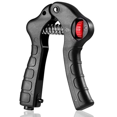 Vinbo Hand Grip, Impugnatura Avambracci Attrezzi Bodybuilding, Allenamento per la Forza di Dita e Polso, Hand Trainer Gripper Resistenza Regolabile, Atleti ed Esercizi di Recupero della Mano