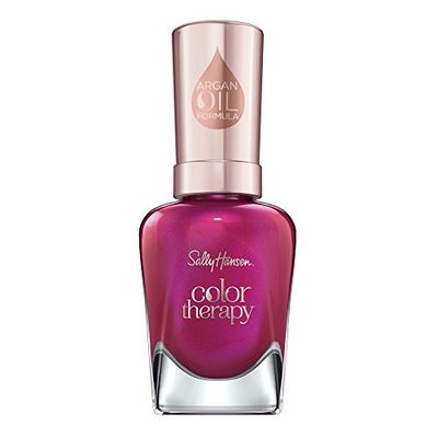 Sally Hansen Colour Therapy Nail Polish with Argan Oil, 14.7 ml, Rosy Glow