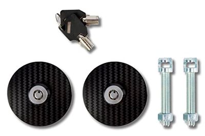 OCC MOTOR SPORT Kit fecho Capot chave preta ou prata carbono OCCRC009