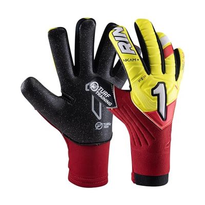 Rinat Fotboll målvakt Handskar NKAM Training Vuxen Röd Unisex Storlek 8