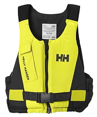 Helly Hansen Rider colete de ajuda à flutuabilidade, unissexo, preto/amarelo, 90+