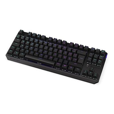 ENDORFY Thock TKL Wireless IT Red, Kailh Box Red lineaire schakelaars, draadloos toetsenbord 2,4 GHz en Bluetooth, TKL 80% mechanisch toetsenbord, Italiaanse lay-out | EY5G006