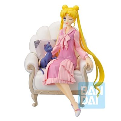 Sailor Moon Cosmos - Usagi & Luna - Figurine Antique Style 13cm