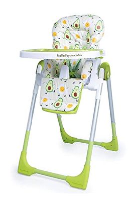 Cosatto Noodle 0+ kinderstoel - Compact, in hoogte verstelbaar, opvouwbaar, gemakkelijk schoon te maken, vanaf de geboorte tot 15 kg (strikt avocado's)