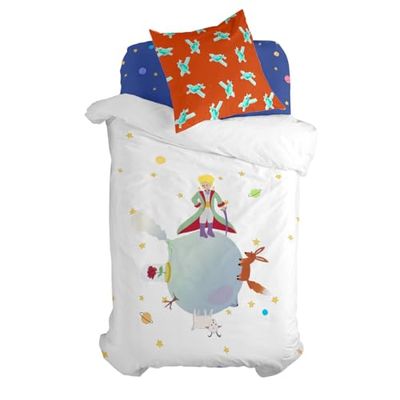 HappyFriday Juego de Funda nórdica Petit Prince Multicolor Cama de 80 2 Piezas