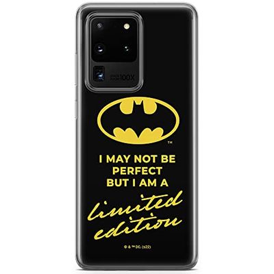 ERT GROUP mobiel telefoonhoesje voor Samsung S20 ULTRA / S11 PLUS origineel en officieel erkend DC patroon Batman 062 optimaal aangepast aan de vorm van de mobiele telefoon, hoesje is gemaakt van TPU