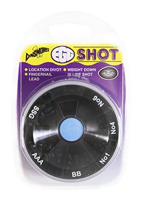 Dinsmores Super Soft - Egg Shot - 6 Way Dispenser - SSG, AAA, BB, No 1,4,6, Black