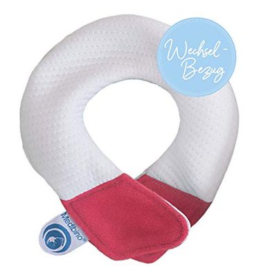 Medibino Baby - Housse Interchangeable pour Coussin, prévient la déformation cranienne et la plagiocéphalie, Dispositif médical breveté, orthopédique, Produit en Allemagne, Rose
