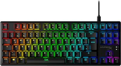 HyperX Alloy Origins Core – Clavier Gaming mécanique RGB, sans pavé numérique, HyperX Red switches (QWERTZ)