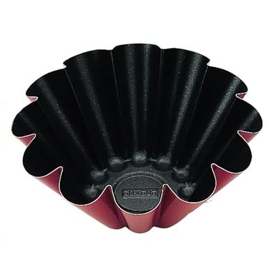 IBILI 355210 Moule à brioche, Acier, Noir/Rouge, 10 x 10 x 5 cm
