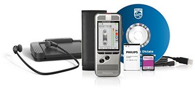 Philips DPM7700 Starterset (nieuwe versie), bestaande uit dicteerapparaat DPM7200 en afspeelset LFH7177